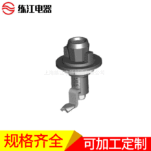 上海练江 MS811-5 锌合金工业门锁 铰链箱变锁 电柜门锁