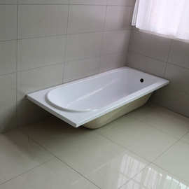 外贸厂家直销方形亚克力塑料玻璃纤维玻璃钢工程简易浴缸