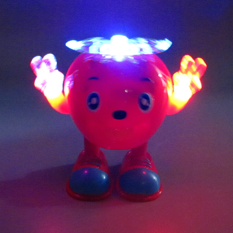 Oscilación eléctrica bailando Little Apple cantando luz música iluminación rompecabezas bebé infantil juguetes para niños al por mayor