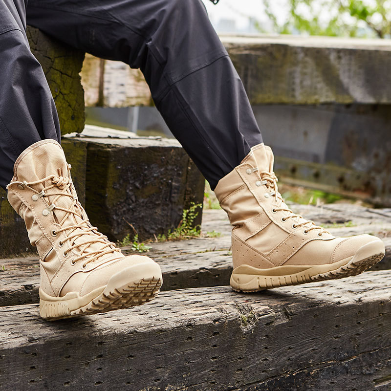 Combat boots Outdoor hiking shoes Tactical desert boots_voghion.com
