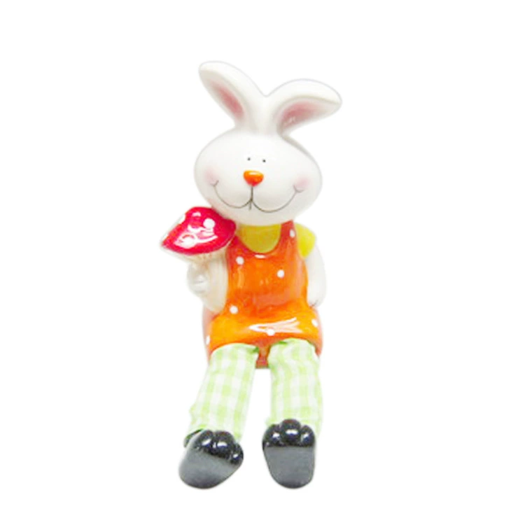 Porcelain cute rabbit, new collection, hand painting, Birthday gift