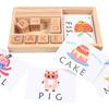 Wooden brainteaser, teaching constructor, toy, English, training, wholesale