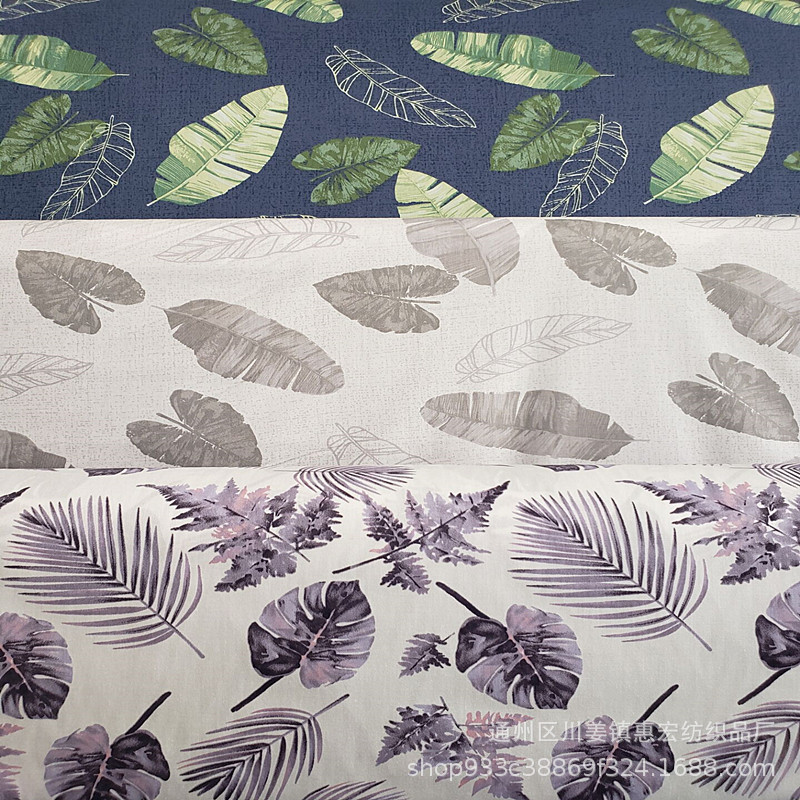 厂家直销花卉床品全棉印花布 小清新 ins风连衣裙手工纯棉布1.6宽