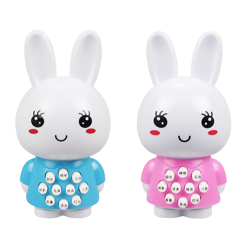 Mini máquina de educación temprana para niños mini máquina de Historia de conejo Ilustración bebé historia juguetes educativos para niños al por mayor