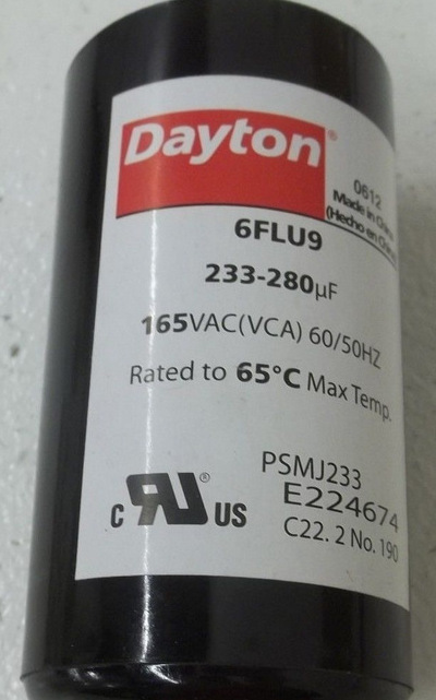 供应DAYTON电容(6FLU9) 