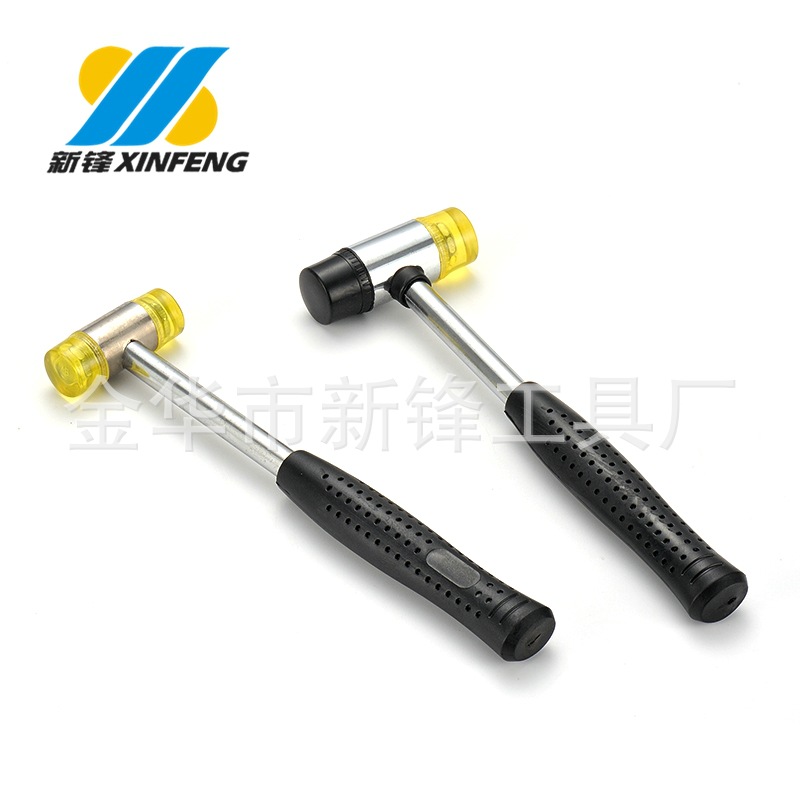 PVC材质安装锤金属包塑柄