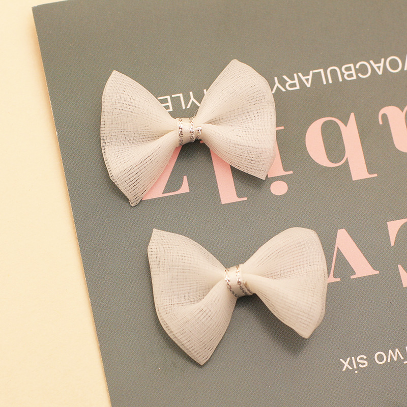 雪纱平纹布料小领结封面1