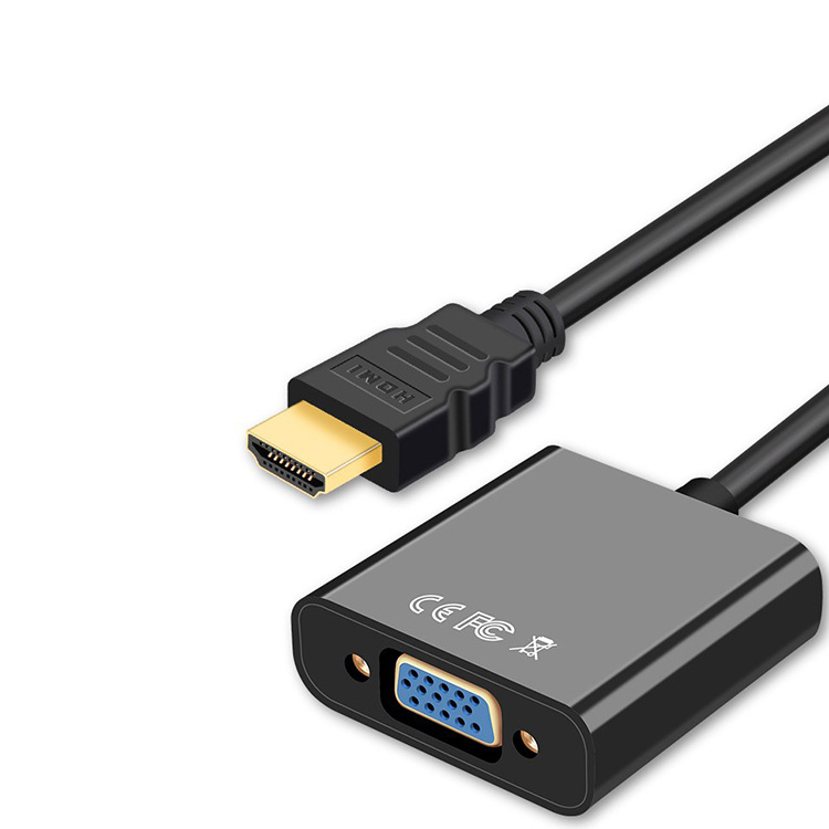 Fabricantes populares HDMI al cable de conversión VGA HDMI al cable del adaptador de la ayuda 1080p HD de VGA