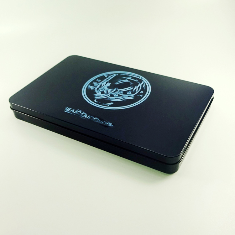 翻盖连体礼品铁盒 定制长方形化妆品包装盒 饼干马口铁盒通用包装