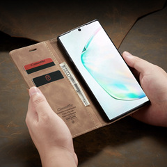 適用三星Note20手機殼S20FE手機皮套Note10Plus插卡保護套A51翻蓋