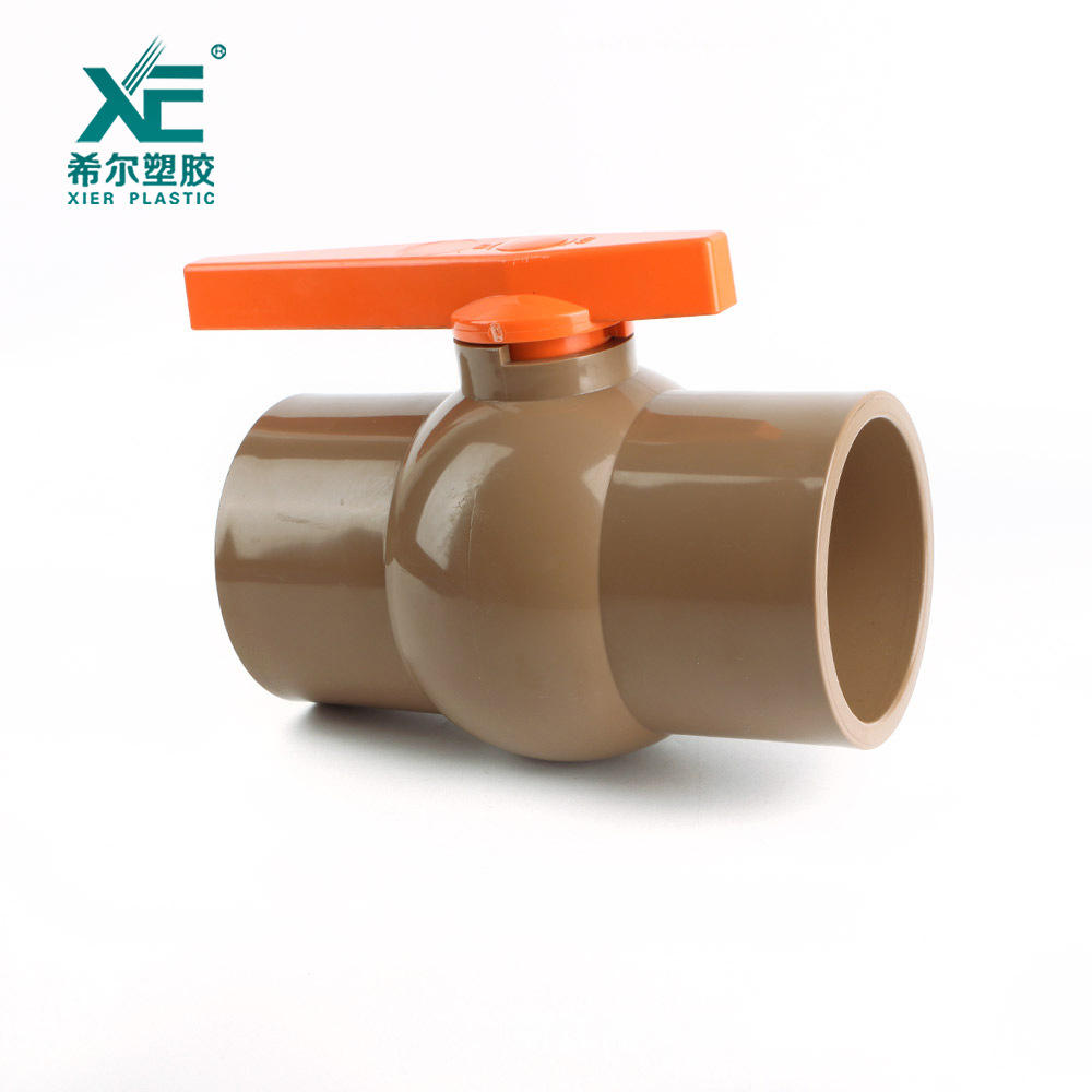 现货供应PVC球阀双内丝螺纹球阀pvc黏胶球阀开关