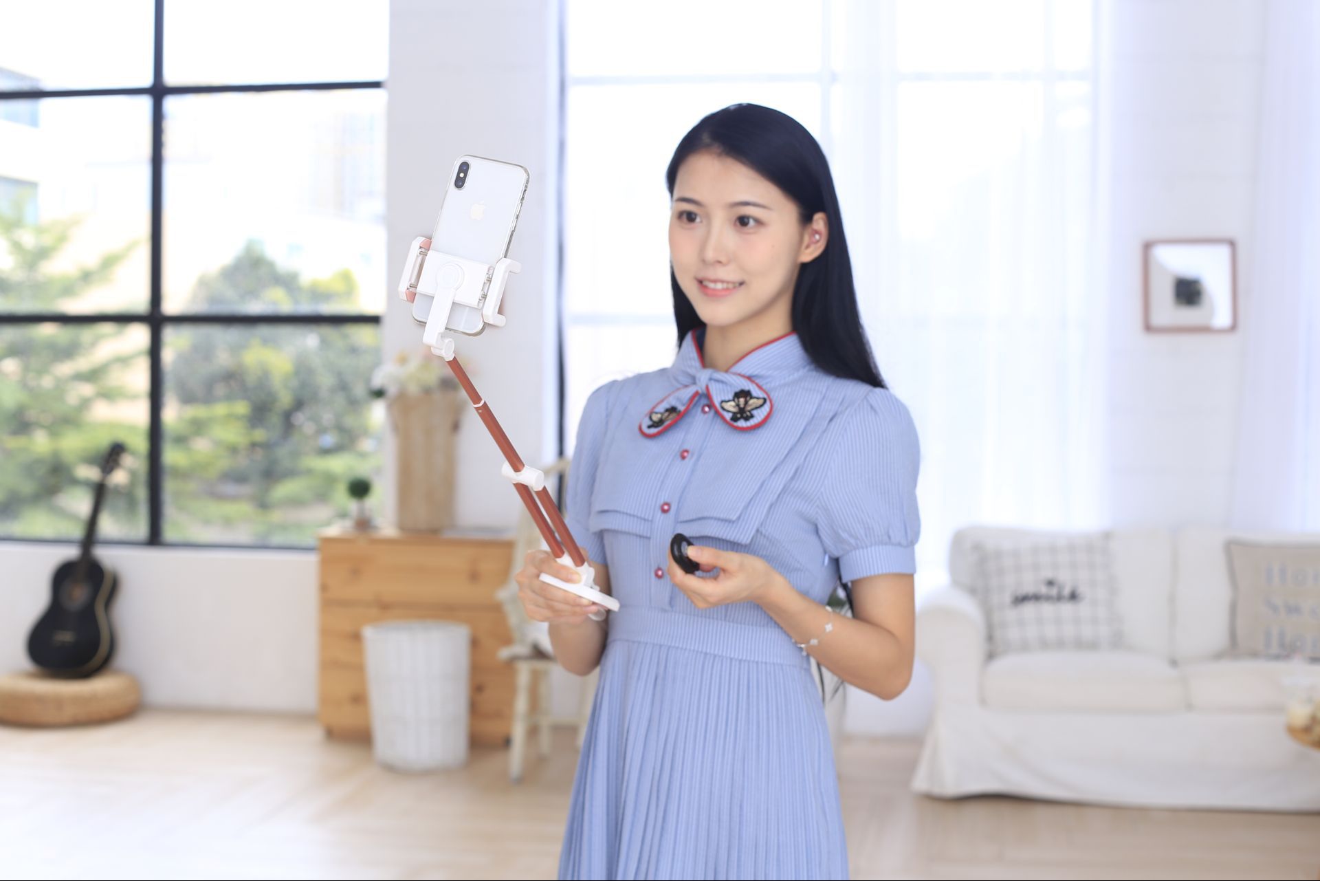 Perche selfie en Acier inoxydable - Ref 3386980 Image 24