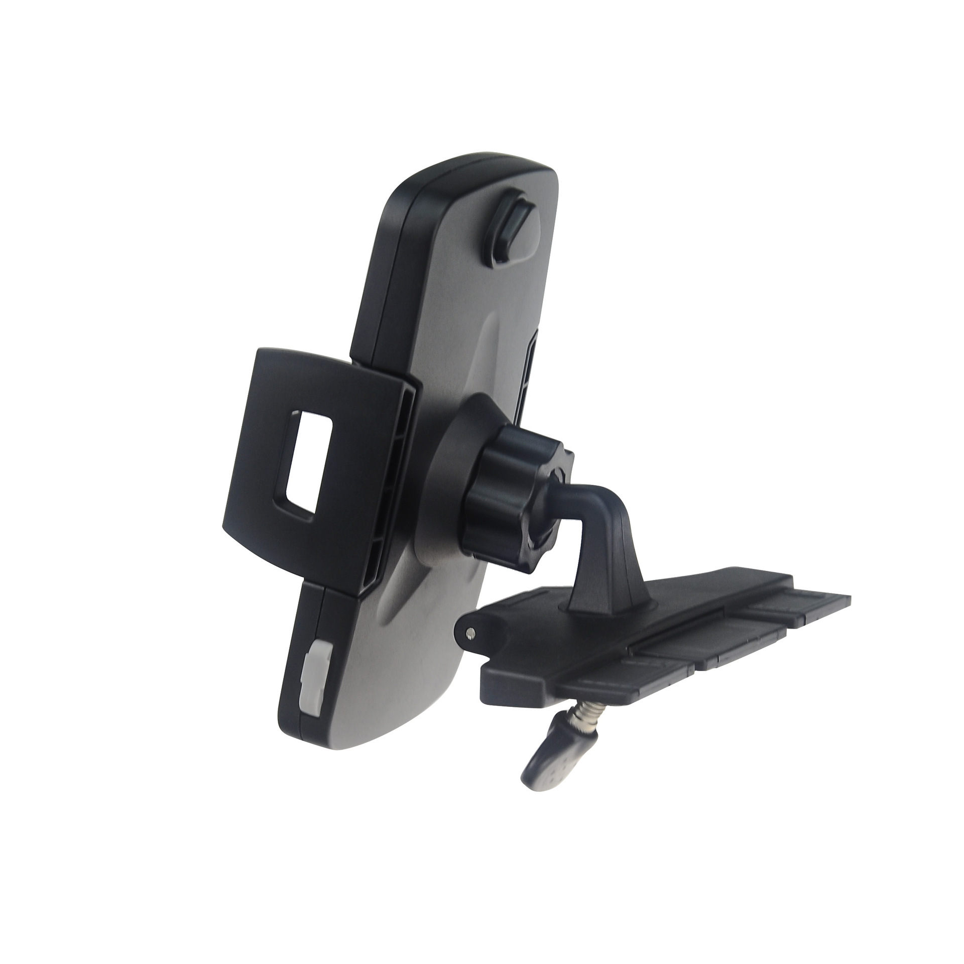 通用型汽车CD孔口车载支架旋钮式导航手机车载支架