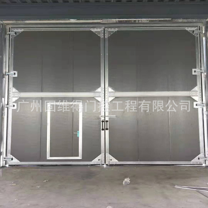 Factory Direct Sale Special Price Color Steel Plate Door Industrial Swing Door Steel Plate Door Grain Storage Door Discount Single-Open Anti-Theft Door