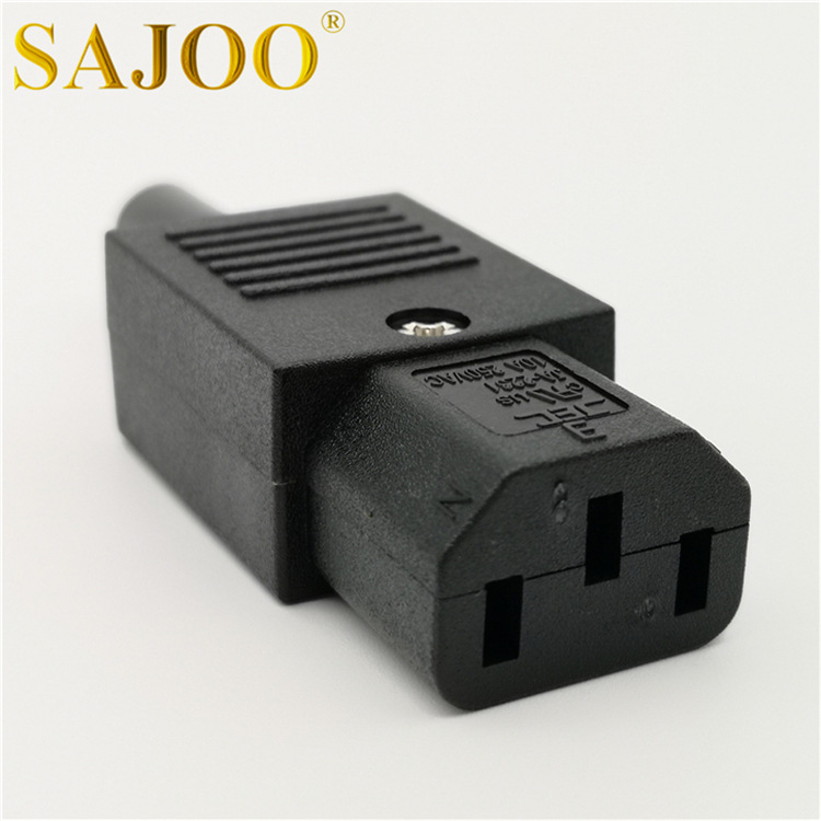 厂家直销台湾JEC JA-2231 带保险丝环保阻燃大电流组合AC电源插头