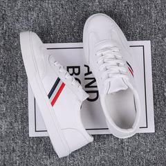 White shoes men's shoes Korean style trend 2023 new low-cut men's casual shoes autumn and winter student sports shoes breathable
