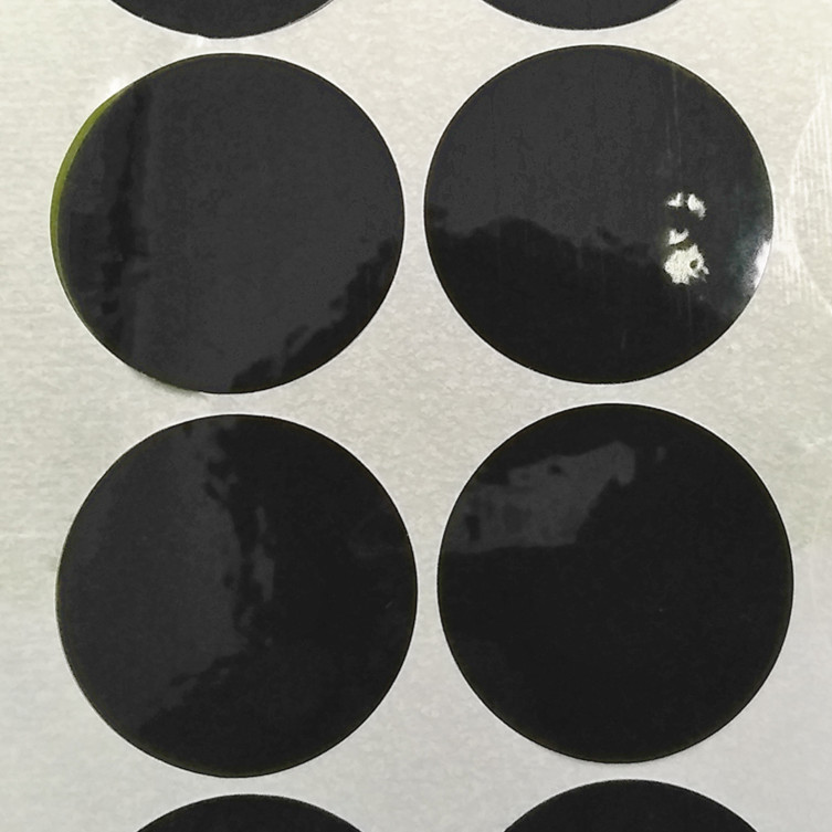 Myla黑色玛拉胶模切 高温遮光矽胶火牛马拉胶电容电器绝缘材料