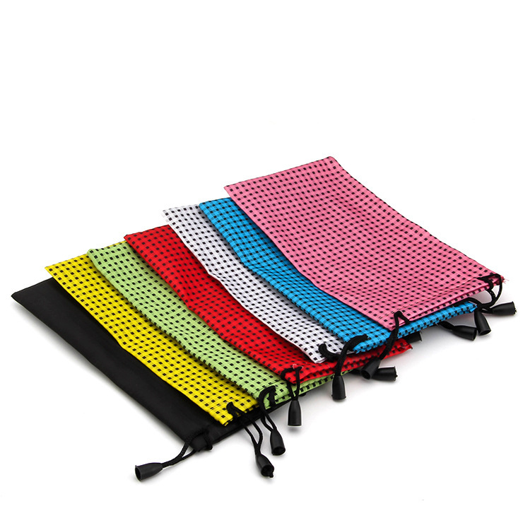 Eyeglass bag, portable sunglasses nylon bag, anti-dust sunglasses bag, multi-color spotted storage bag, wholesale