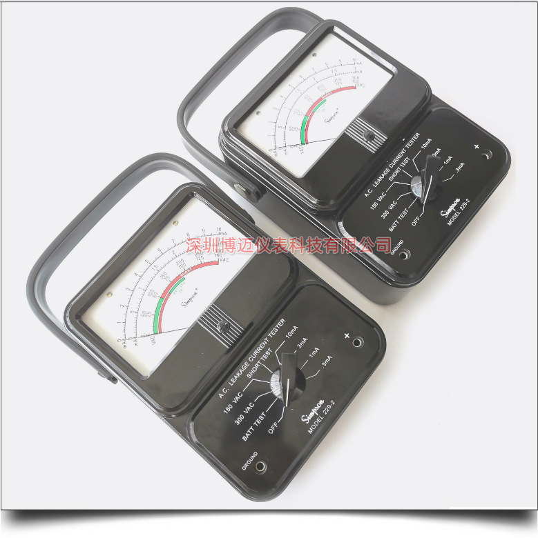 美国辛普森Simpson 2292指针式电流表AC交流泄漏电流测试仪阿里巴巴