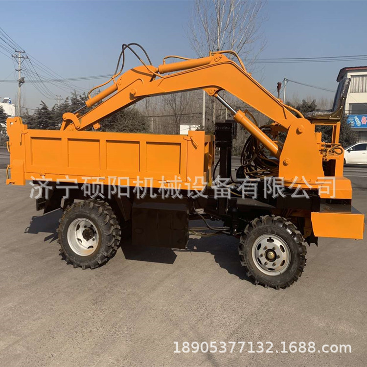 拉土专用随车挖掘机 车载式四不像挖掘机 可定做