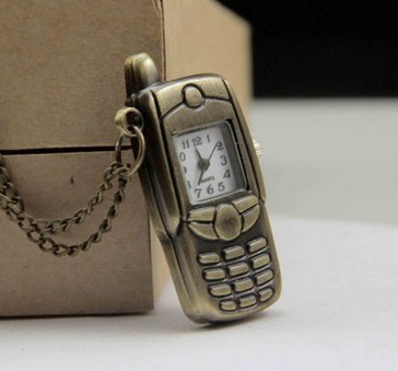 Retro watch vintage watch decorative pendant necklace pendant children's watch children's gift mobile phone pocket watch