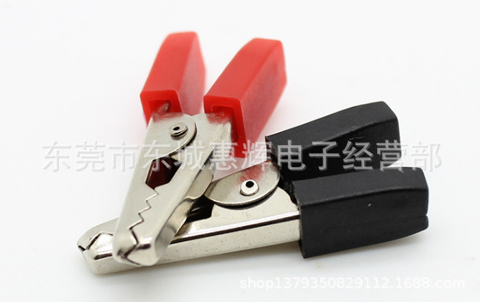 Direct selling small 028 025 small 35mm alligator clip sheath battery clip 5A business card clip inverter battery clip