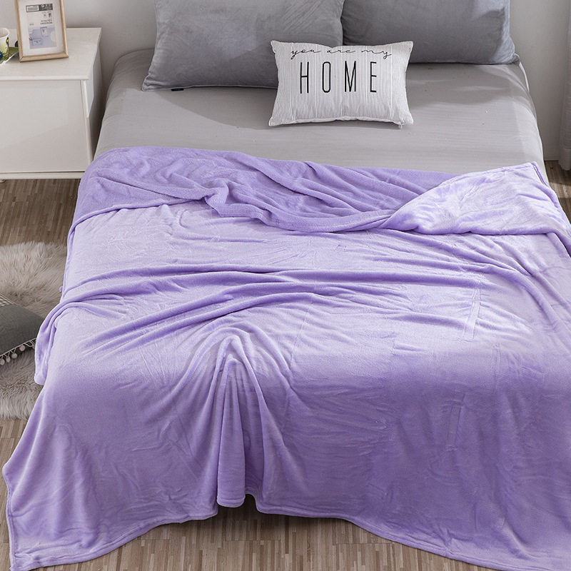 珊瑚絨升級法蘭絨毛毯、毯子定做OEM加工 印花、素色南通源頭廠家