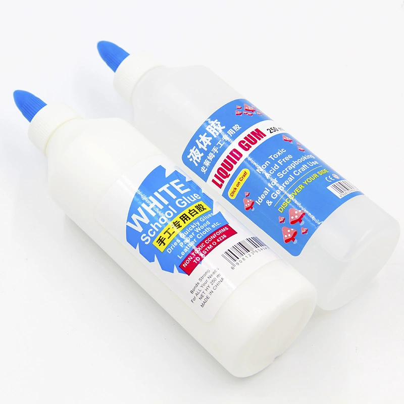 Жидкий белый клей, 250 мл — для DIY слайм и школьного клея, нетоксичный, бутылка