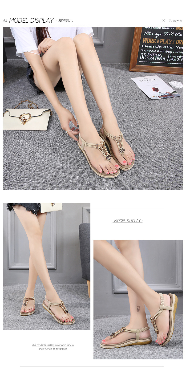 Cross-border supply 2025 new style sandal for women, thick-soled cake, large-sized women's sandal, fashionable Roman style, 36-43 undefined
