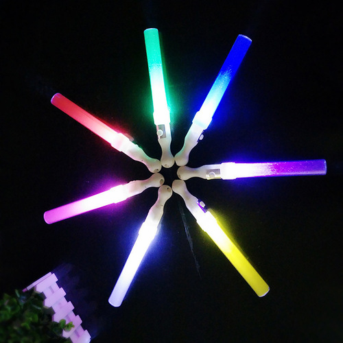 Korean popular luminous short stick LED concert flash stick warning stick luminous stick straight stick fluorescent stick toy