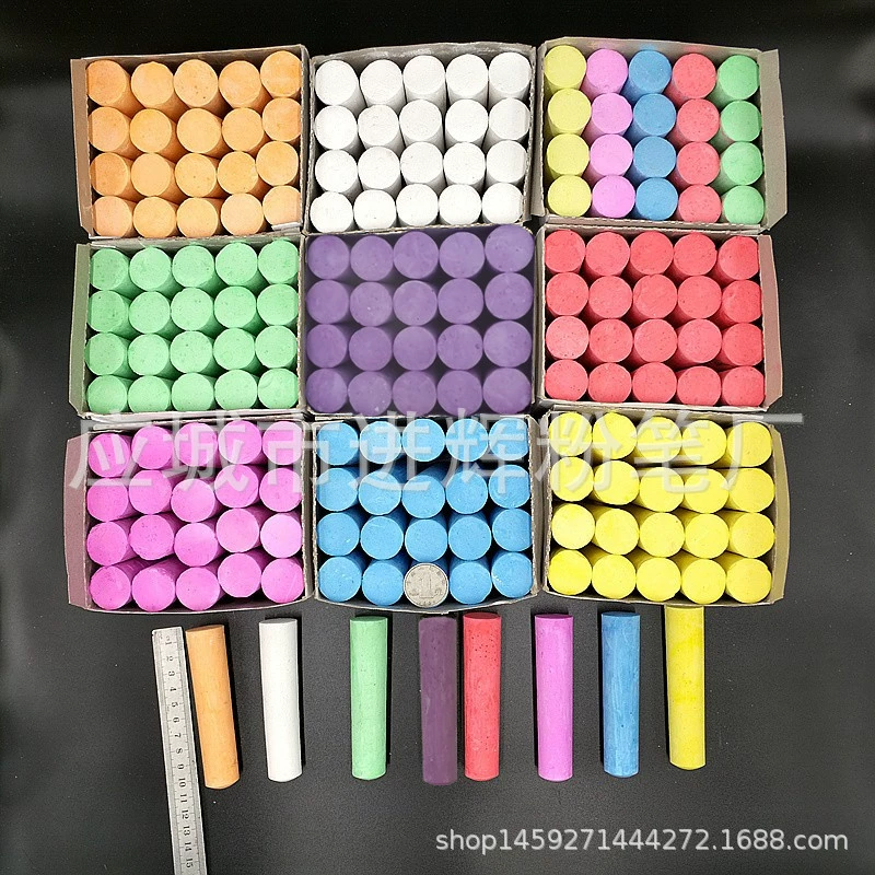 Yingcheng микро-пыль трехмерная художественная роспись мелом 10 см с низким содержанием пыли толстый Мел Цвет большой производитель мела