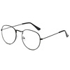 Trend retro metal glasses suitable for men and women, internet celebrity