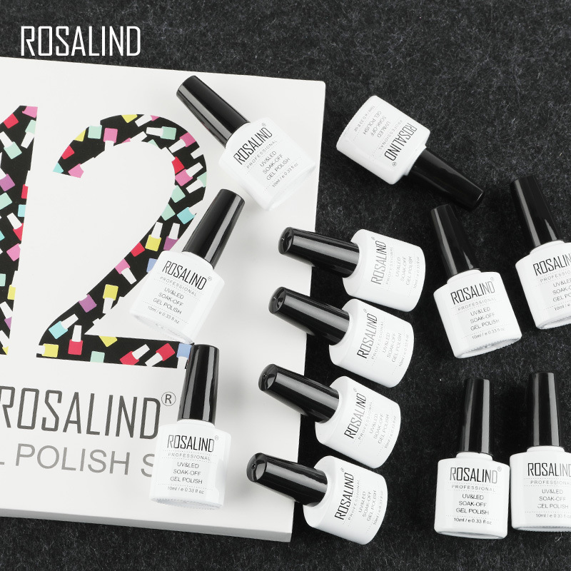Rosalind Nail Glue RD12 Pcs 10ml Gel nail polish kit Cross-border explosion