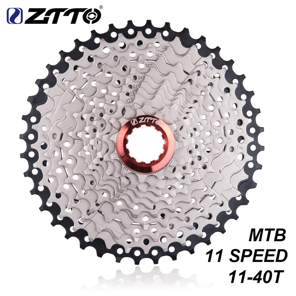 ZTTO transfronterizo 11 velocidades 40T33 velocidad bicicleta de montaña volante completo plata/plata negro engranaje de velocidad variable rueda de Torre