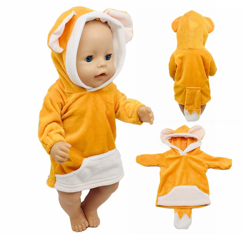 Одежда для куклы Xiafu 18 дюймов (43 см) ZAPF BABY BORN, маленькая баркарт кукла, одежда, внешний оборот, Amazon