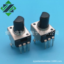 供应093系列电位器 可调电阻B10KD柄调音调光塑胶轴 单联旋转碳膜
