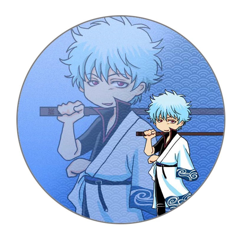 Аниме держатель для телефона, рамка Gintama, ленивый держатель, несколько вариантов, серебристый