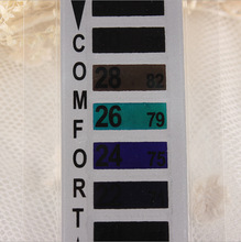厂家室内变色温度卡 PVC室内温度计 可批量采购供应温度计