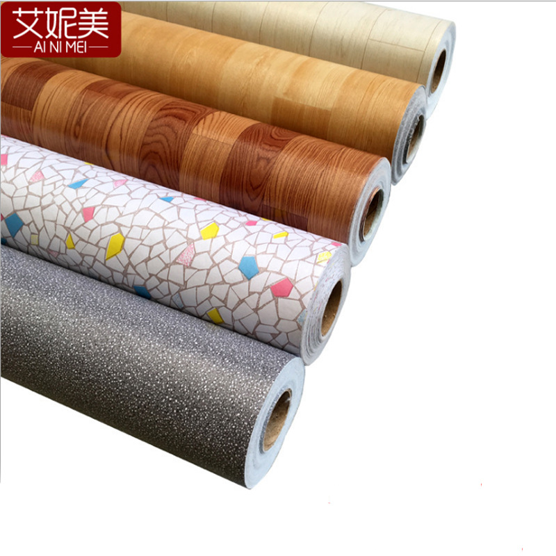 pvc Vinyl flooring household Glue Vinyl flooring thickening waterproof Wood Sheet flooring Flooring Manufactor