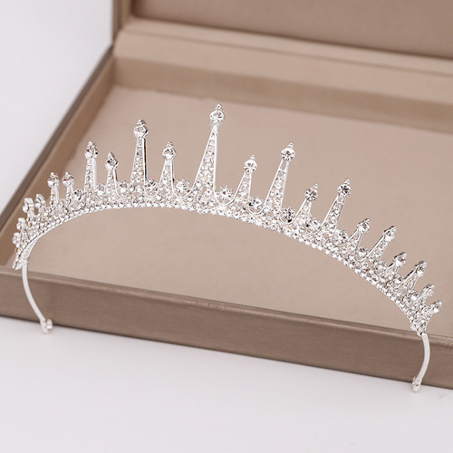 Hairpin hair clip hair accessories for women Crown crystal crown hair band show headdress Princess Birthday crown headdress