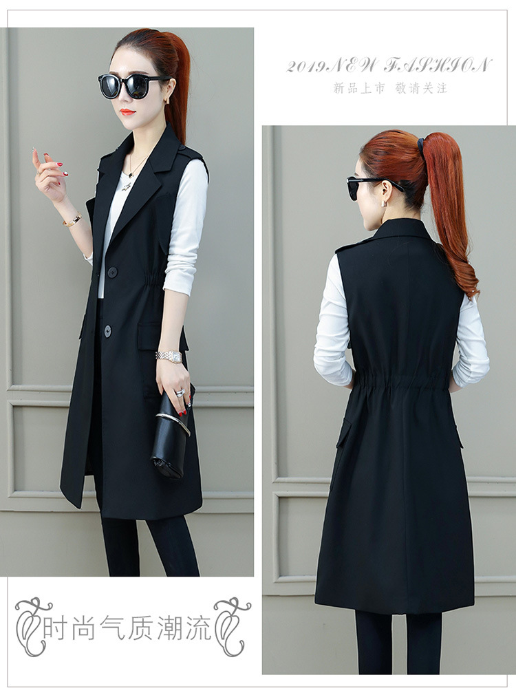 Gilet femme en Mélange de fibres chimiques - Ref 3317702 Image 35