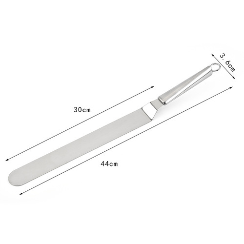 Amazon stainless steel butter spatula 6-inch 8-inch cake curd spatula baking tool spatula