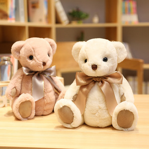 工厂关节熊毛绒玩具 泰迪熊毛绒玩具定制情侣泰迪熊外贸oem代工