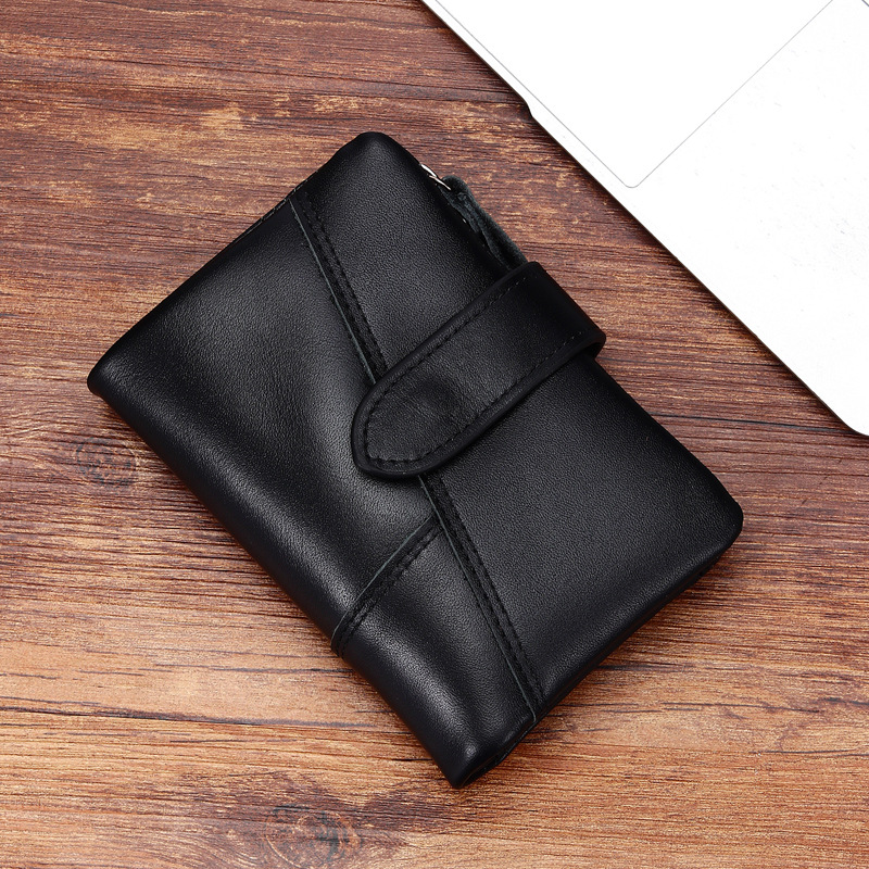 man wallet have cash less than that is registered in the accounts clutch bag fashion coin purse RFID cowhide Dual zippers Wallet On behalf of