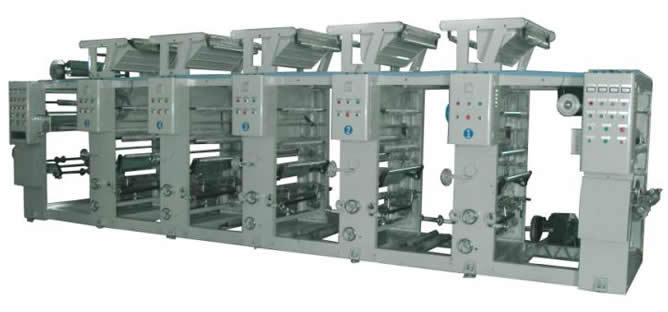 Plastic printing machine
