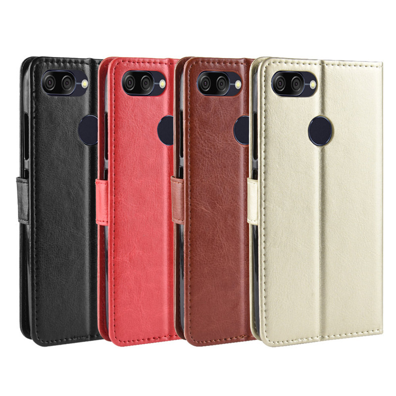 Asus Zenfone Max Plus M1 Flip Leather Case Premium Multi Color