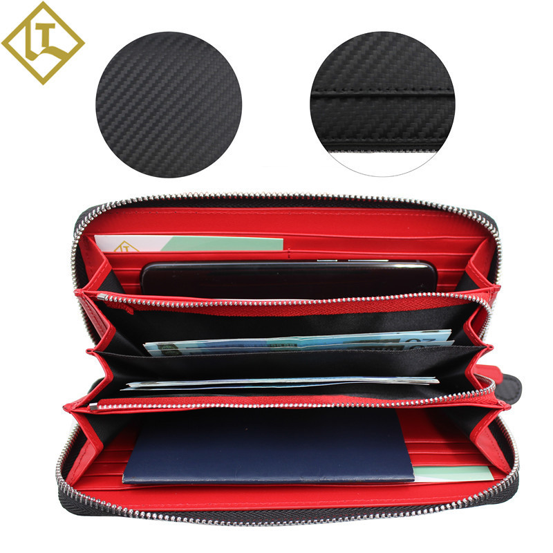 日本真皮男士手拿包 撞色多功能長款錢夾防盜刷rfid商務長錢包男