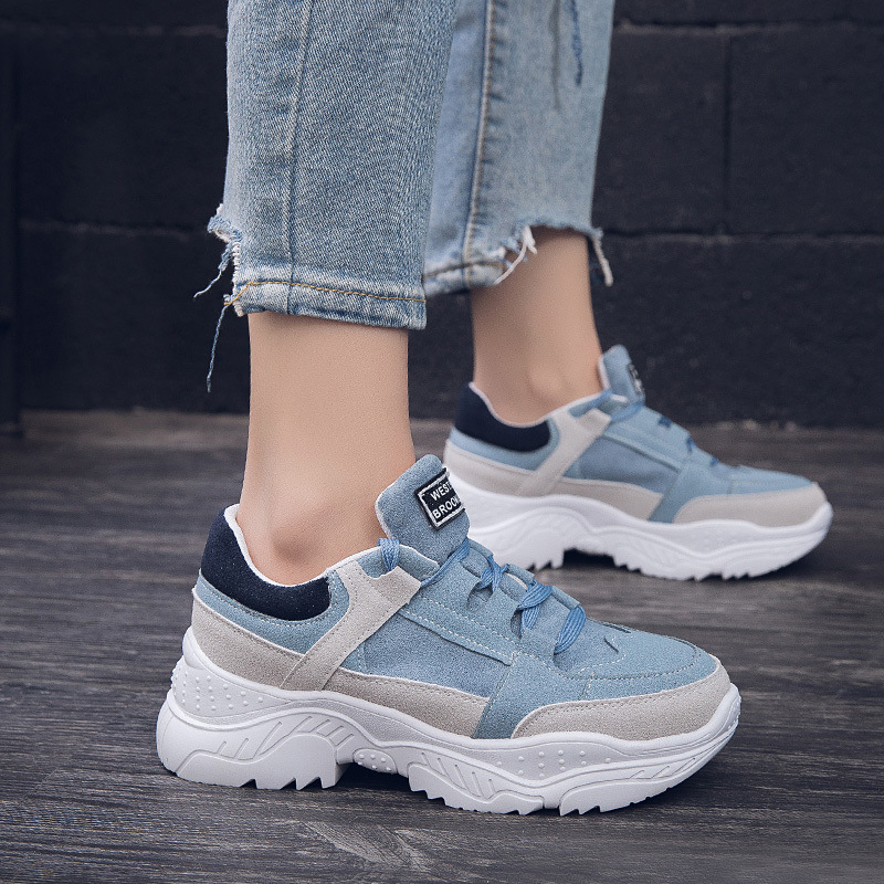 Baskets femme en Microfibre - Ref 3421267 Image 14