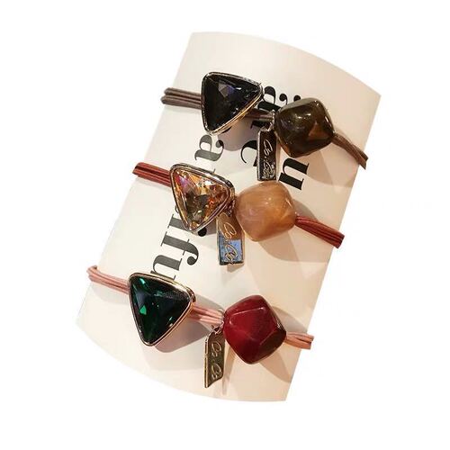 Korean Instagram influencer hair tie, minimalist temperament forest system fruit color hair tie hair scrunchie, fresh and simple elastic hair tie