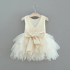 Sweet Girl Foreign Trade Children's Skirt 2024 Summer Girl TUTU lace dress puff skirt princess skirt